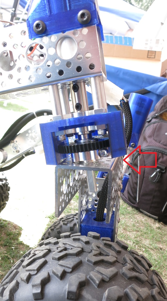 Rover Wheel Dangling