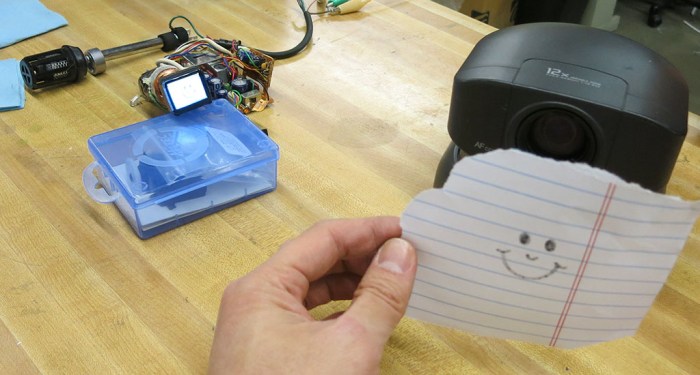 Tiny CRT 4 - camera test setup