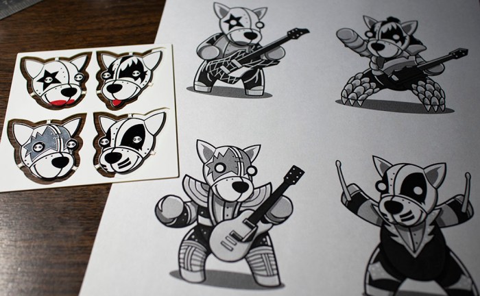 KISS Tindies reference art