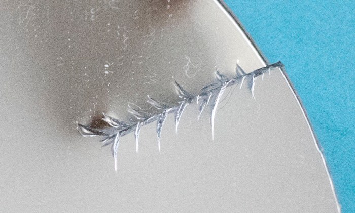 Plastic mirrors too brittle cracks when cut