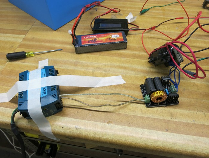 CRT Test Rig beam power system