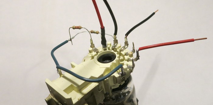 CRT Test Rig tube wiring