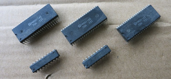 Power board ICs removed