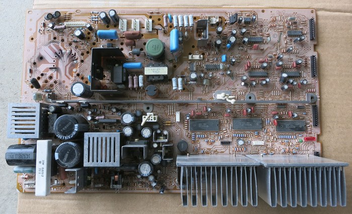 Power Board top before