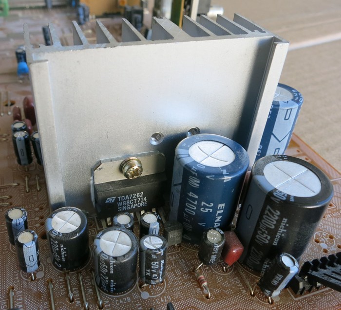 Signal board A heat sink before