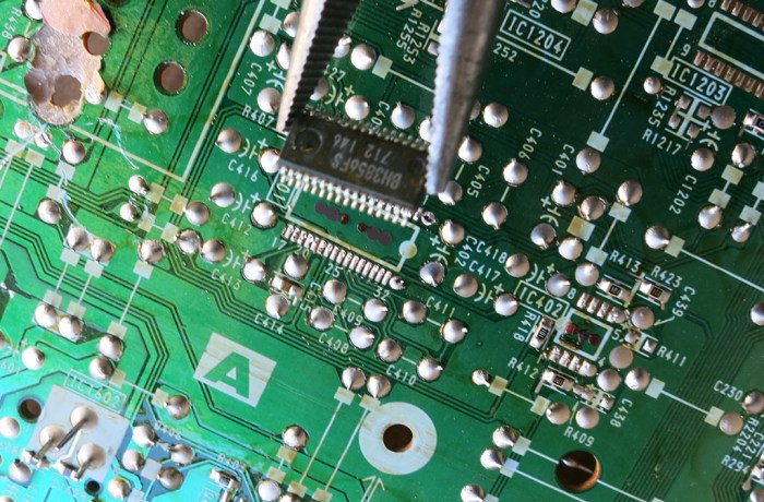 Signal board A SMD after