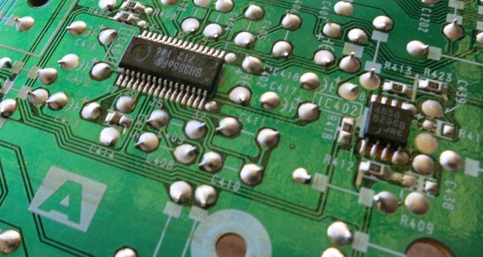 Signal board A SMD before