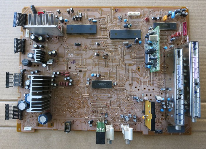 Signal board A top before