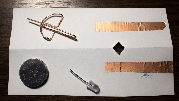 collar led blinky prototype parts