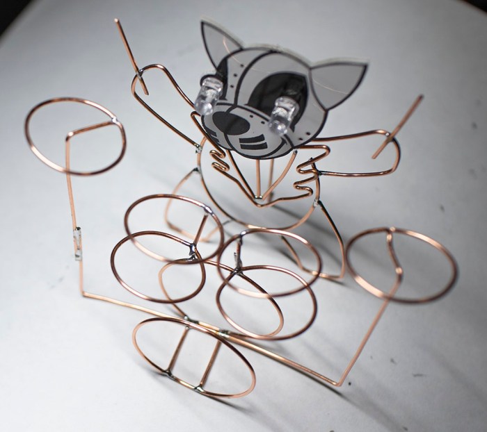 tindie drummer with drum set