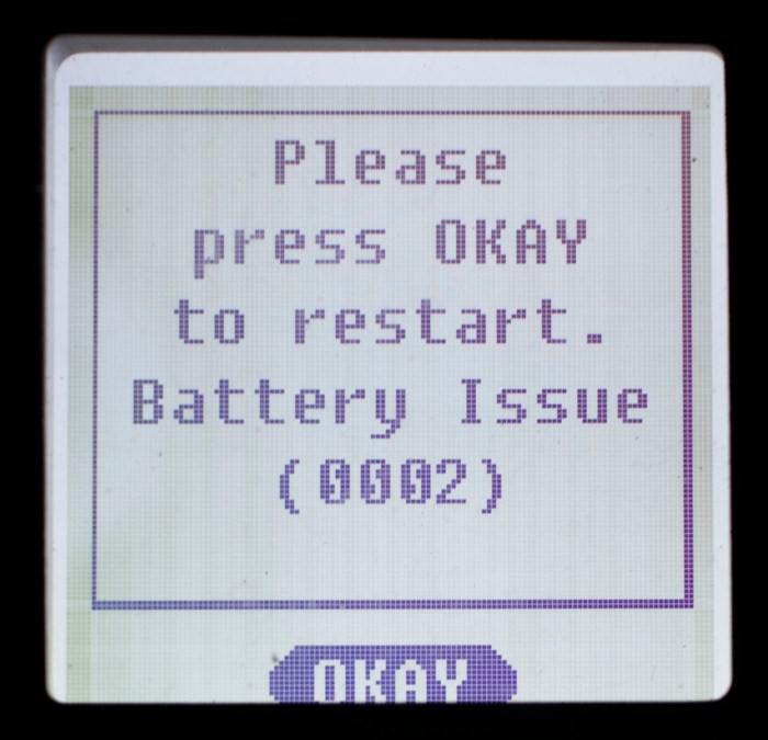 Neato XV-12 battery unhappy