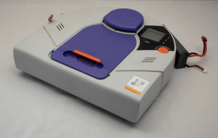 Neato XV-21 with two big power packs behind