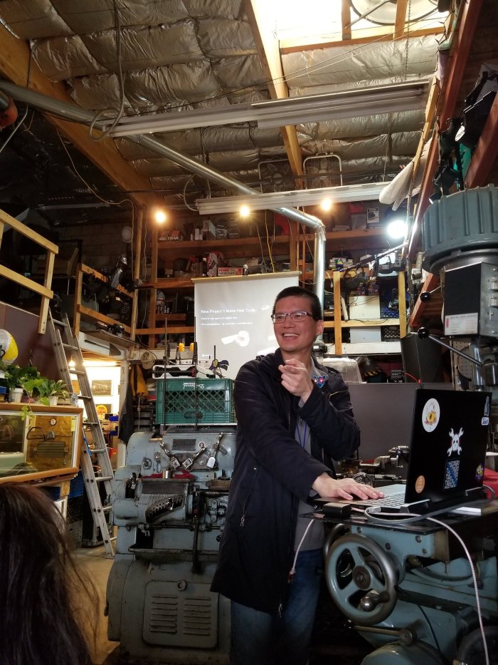 Roger presenting at Sparklecon