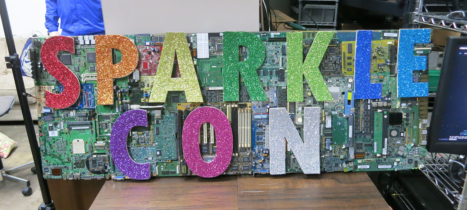 Sparklecon Day 1 sign