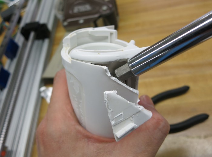 Waterpik WF-03 base disassembly 1