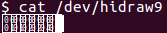 cat dev hidraw9