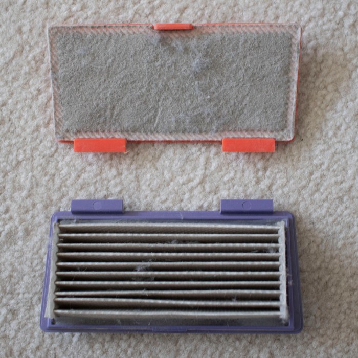 Neato filter comparison