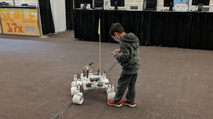 Sawppy Scale 17x Sat 4 - Self foot runover