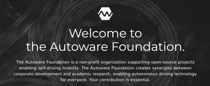 Autoware Foundation Banner