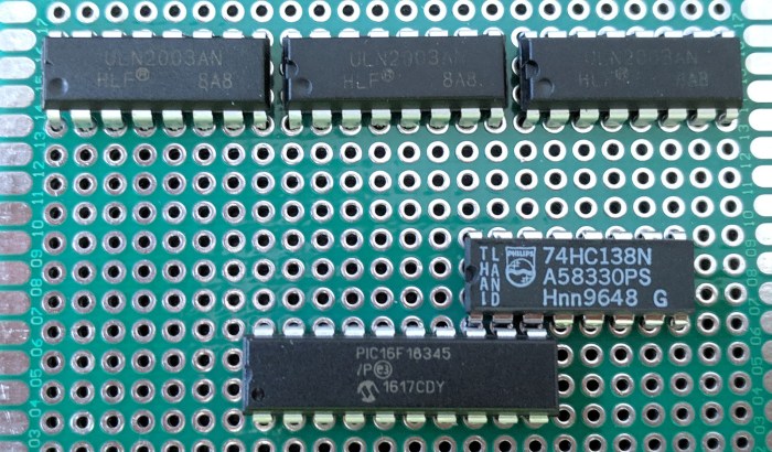 Chips tightly packed on PCB