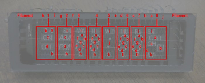 NEC VSL0010-A VFD Annotated