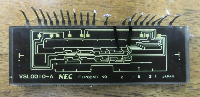 NEC VSL0010-A VFD Rear