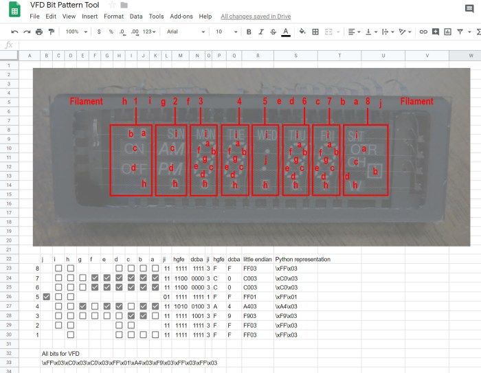 VFD Pattern tool - 12.00