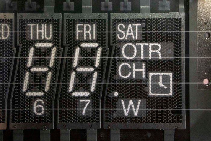 VFD under macro lens off