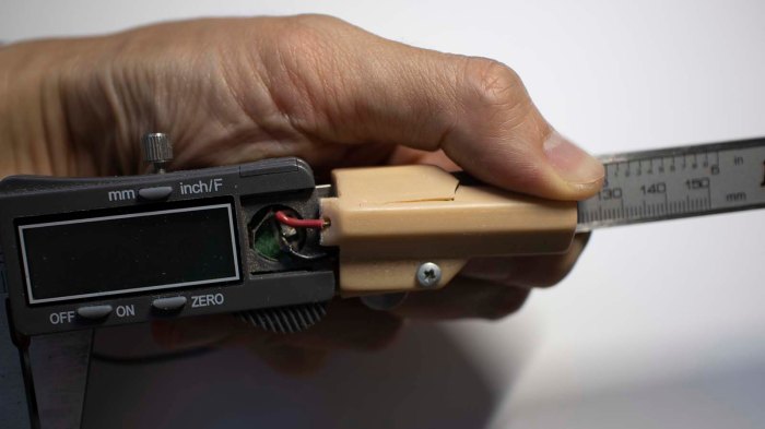 Caliper printed battery tray cracked