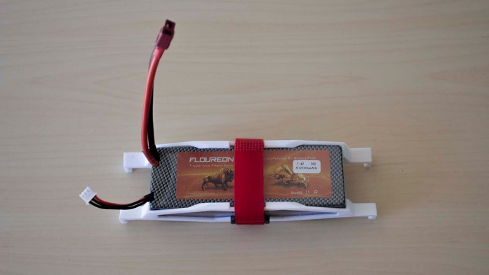 Glow Flow battery clip assembled