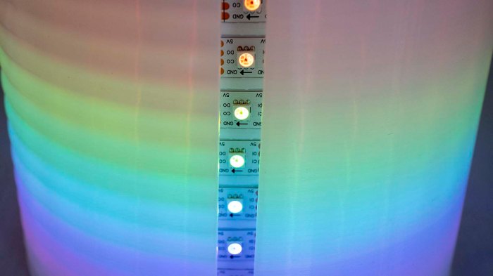 Ribbed versus flat distant