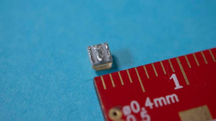 LED module with ruler