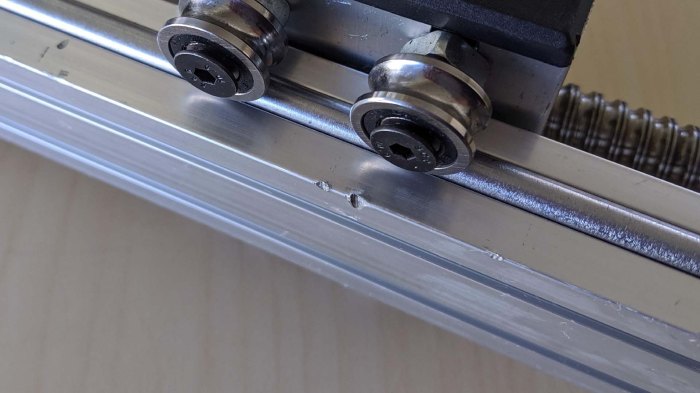 Ballscrew Z axis gouge