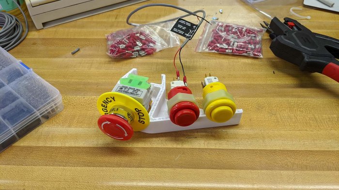 Hardware buttons panel - partial