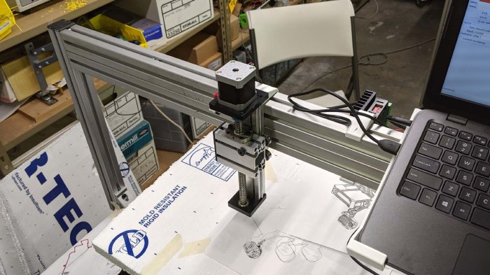 Zv4 mounted by vertical extrusion with old bracket