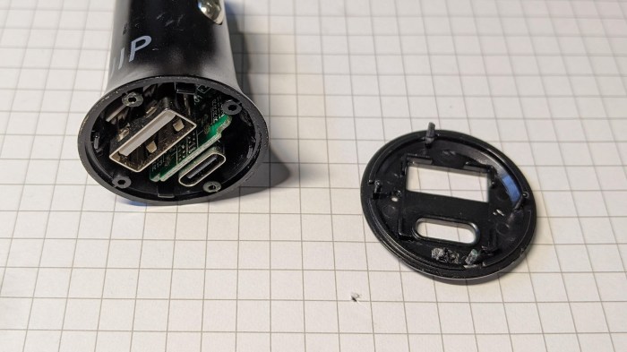 MP USBC conversion 04 faceplate pops open