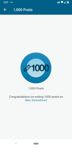 NewScrewdriver 1000 posts
