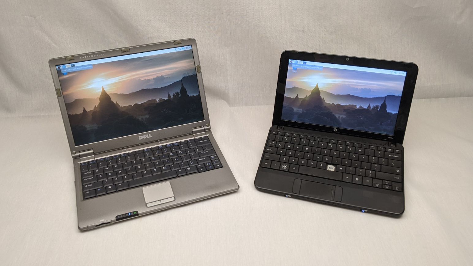 Debian with Raspberry Pi Desktop on HP Mini (110-1134CL) and Dell ...