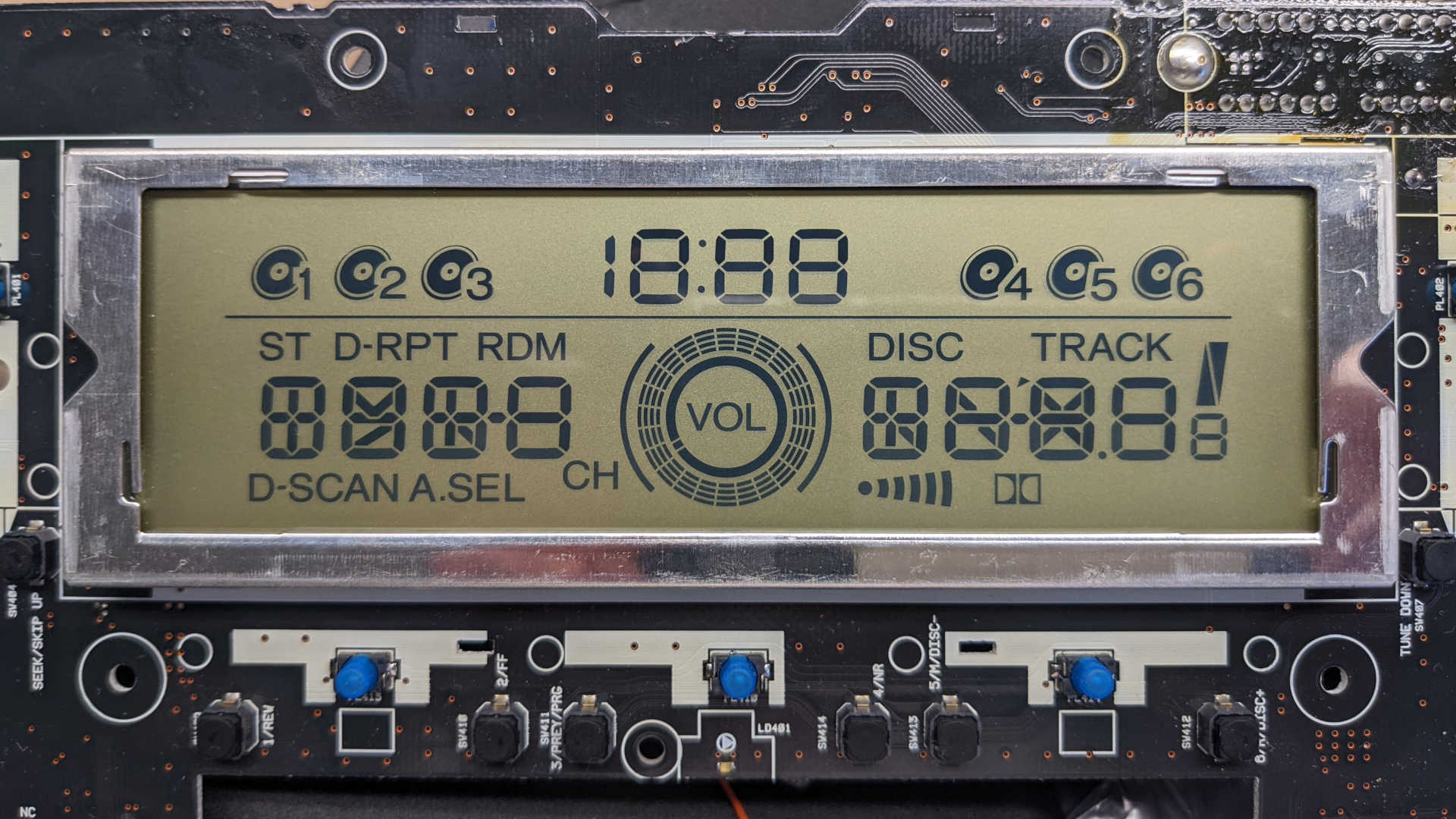 LCD Segment Map – New Screwdriver